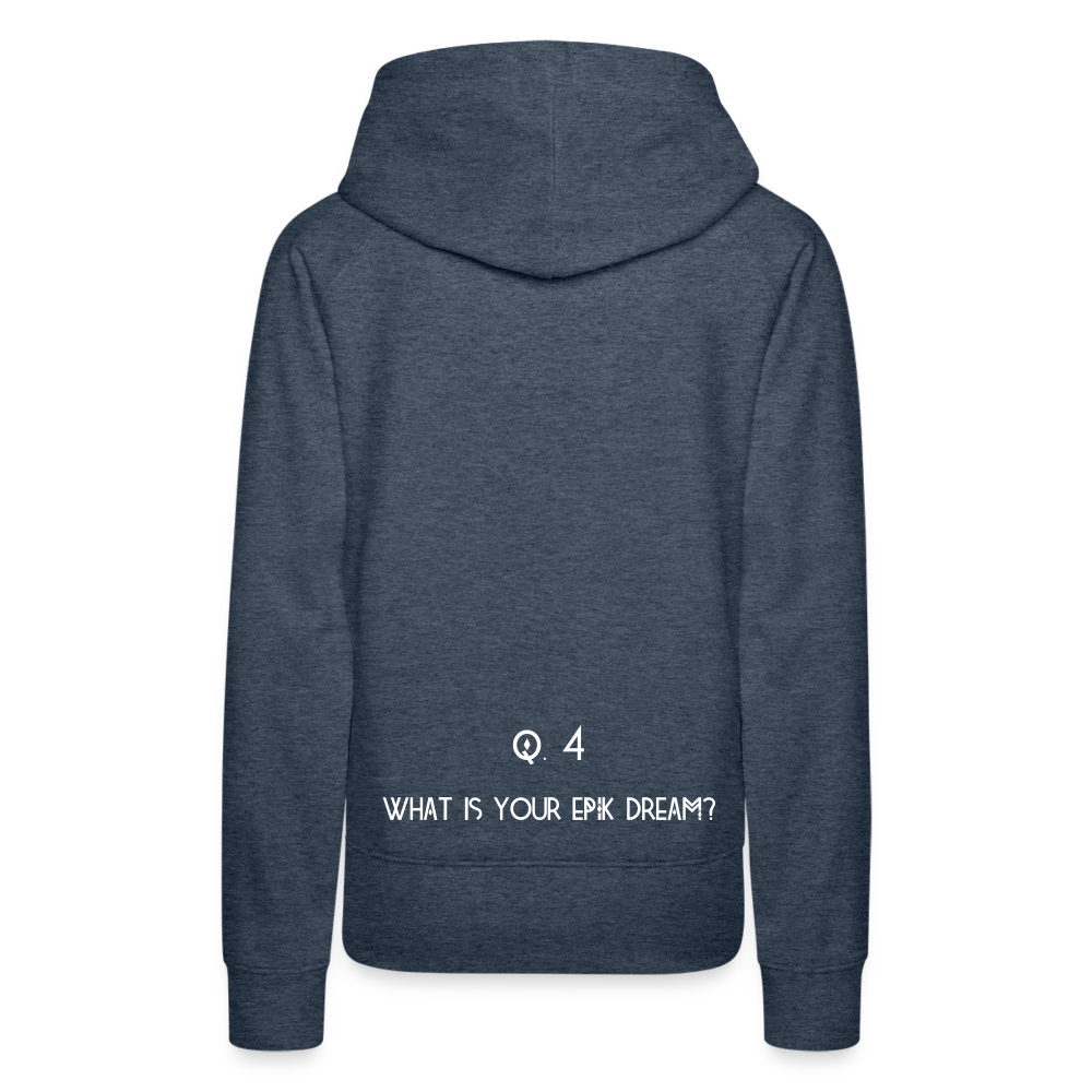 Q4 Women’s Premium Hoodie - heather denim