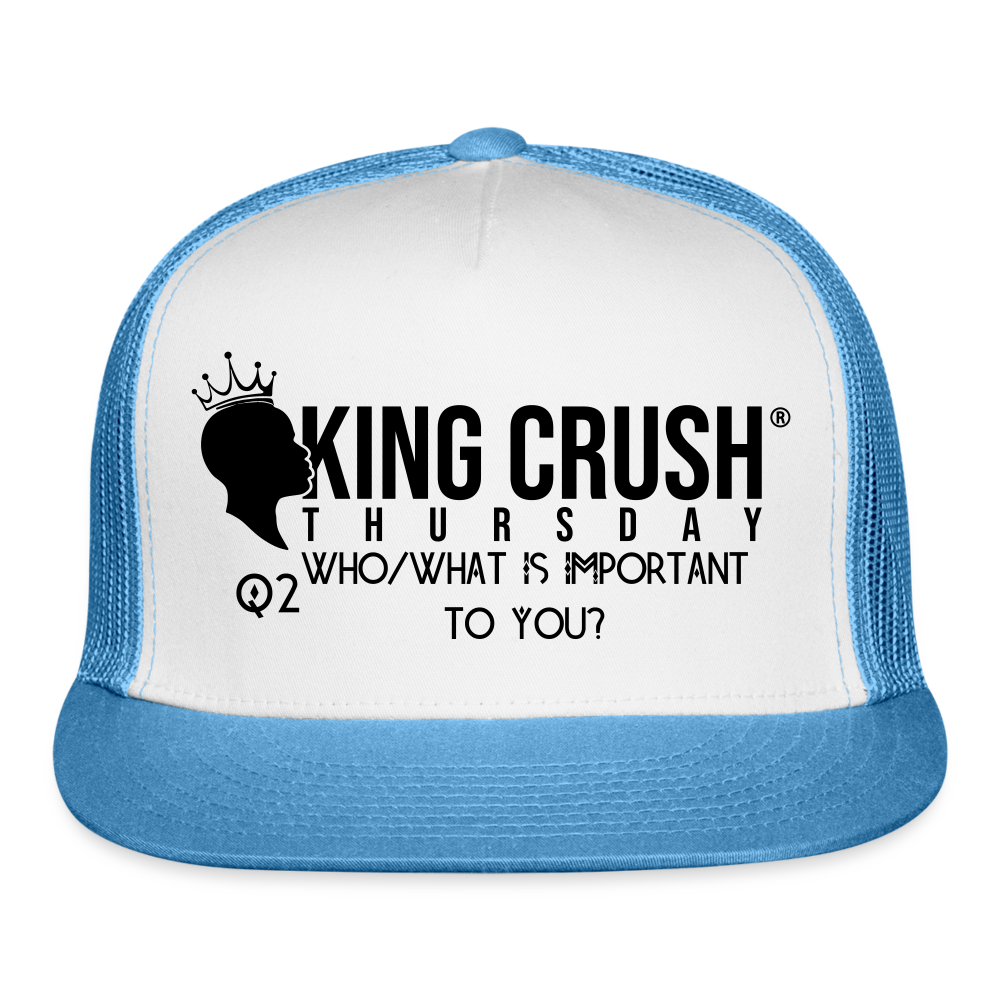 Q2 - Trucker Cap - white/blue
