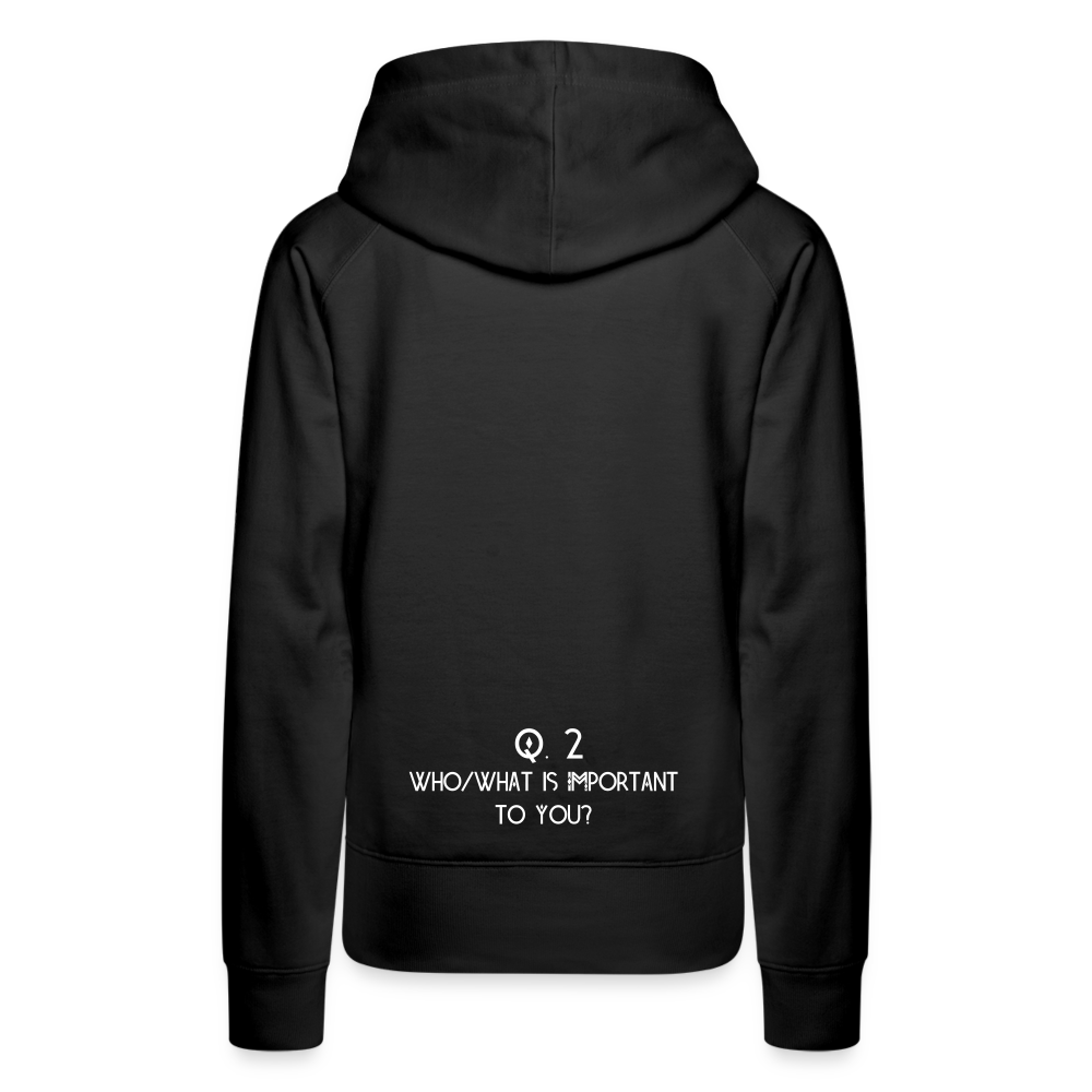 Q2 - Women’s Premium Hoodie - black