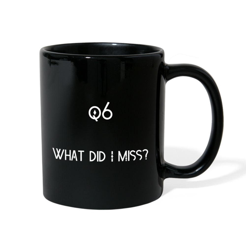 Q6  - Black Mug - black